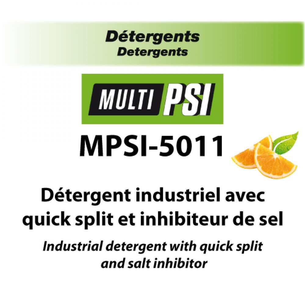 Industrial detergent with Quick Split + Salt Inhibitor 4 liters