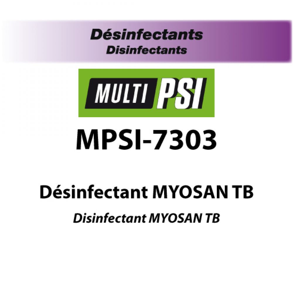 Désinfectant Myosan TB quaternaire 1 litre