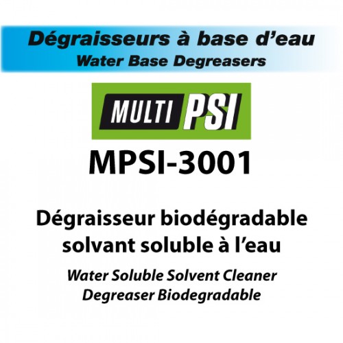 Dégraisseur biodégradable solvant soluble à l'eau 4 litres