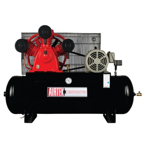 Industrial electric horizontal air compressor