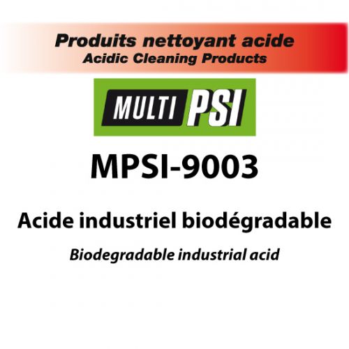 Biodegradable concrete cleaner with organic base 4 liters