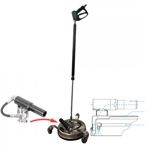 Surface Cleaner - Ventury -  12'' - 4 000 psi