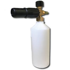 Foam gun with 1 liter bottle